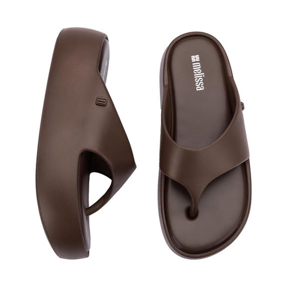 NWOT Melissa Free Platform Rubber Thong FlipFlop Sandals Bronze Women's EU 40